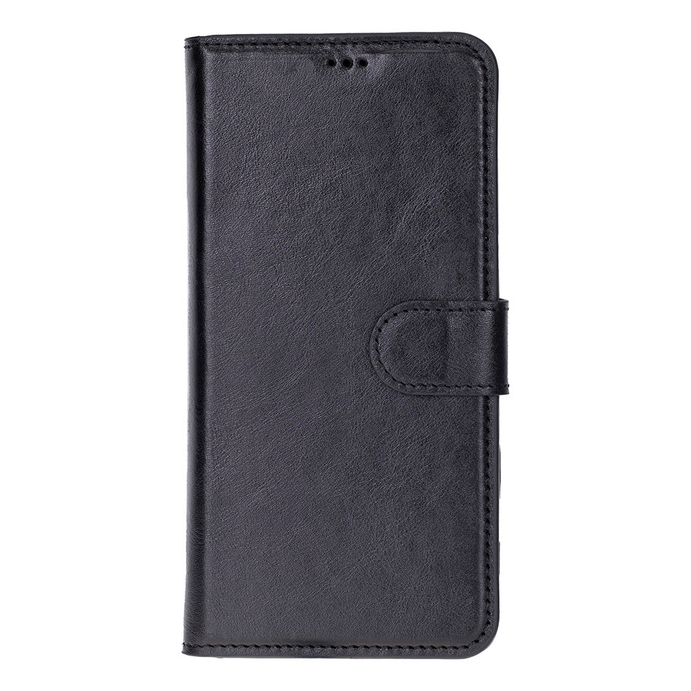 Monte Noir Black Samsung Galaxy S26 Ultra (6.9") Hakiki Deri Çıkarılabilir Cüzdanlı Telefon Kılıfı