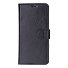 Monte Noir Black Samsung Galaxy S26 Ultra (6.9") Hakiki Deri Çıkarılabilir Cüzdanlı Telefon Kılıfı
