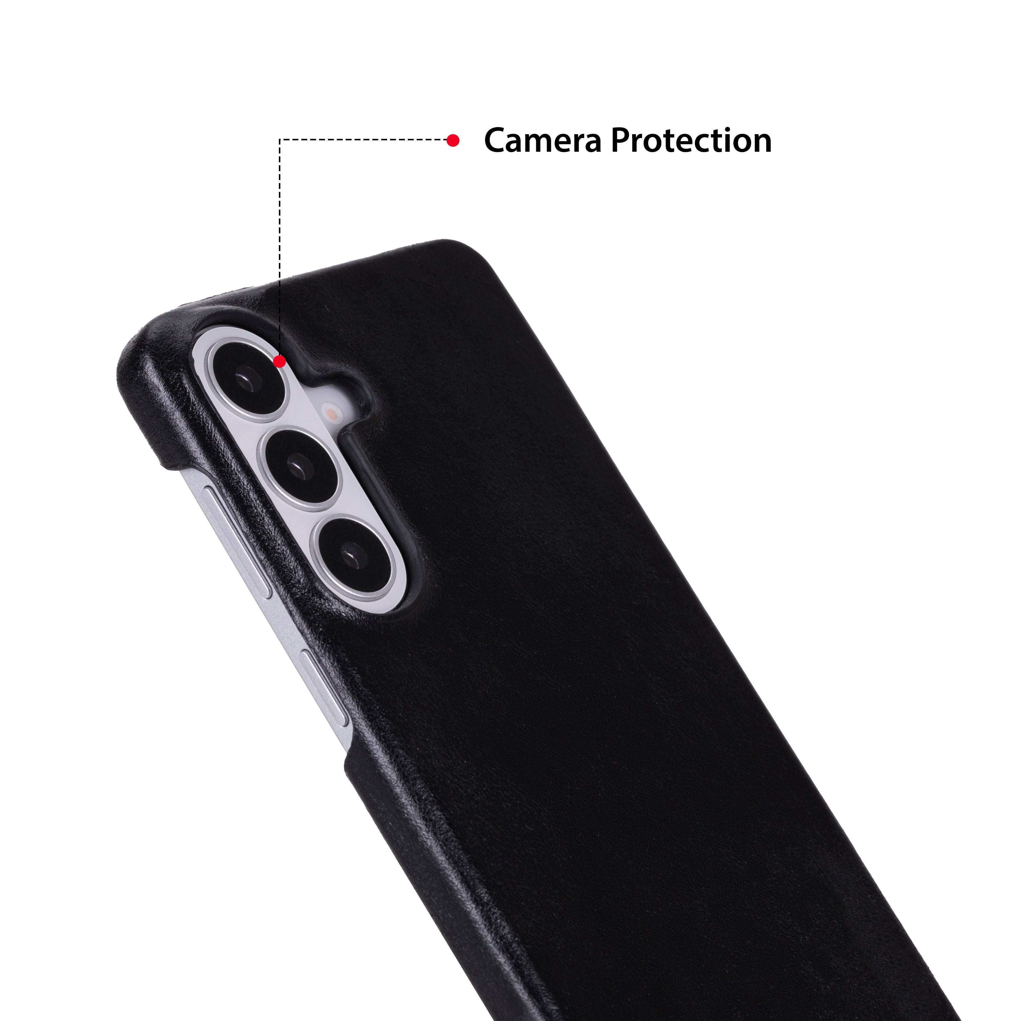 Monte Onyx Black Deri Telefon Kılıfı Samsung Galaxy S26 Plus (6.7") | Ultra İnce Premium Leather Case