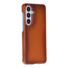 Monte Siena Tan Deri Telefon Kılıfı Samsung Galaxy S26 (6.3") | Ultra İnce Premium Leather Case