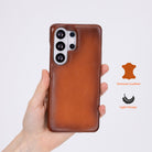 Monte Siena Tan Deri Telefon Kılıfı Samsung Galaxy S26 Ultra (6.9") | Ultra İnce Premium Leather Case