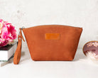 Bloominbag-Muted Chestnut – Deri Makyaj çantası-5-Milagron.com