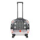 Bloominbag-Paw Buddy Clear Travel Mate– Gri Ve şeffaf Tekerlekli Lüks Evcil Hayvan Taşıma çantası-2-Milagron.com