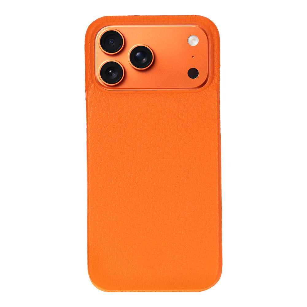 Porta Burnt Amber Deri Iphone 17 Pro Max(6.9") Hakiki Deri Çıkarılabilir Cüzdanlı Telefon Kılıfı