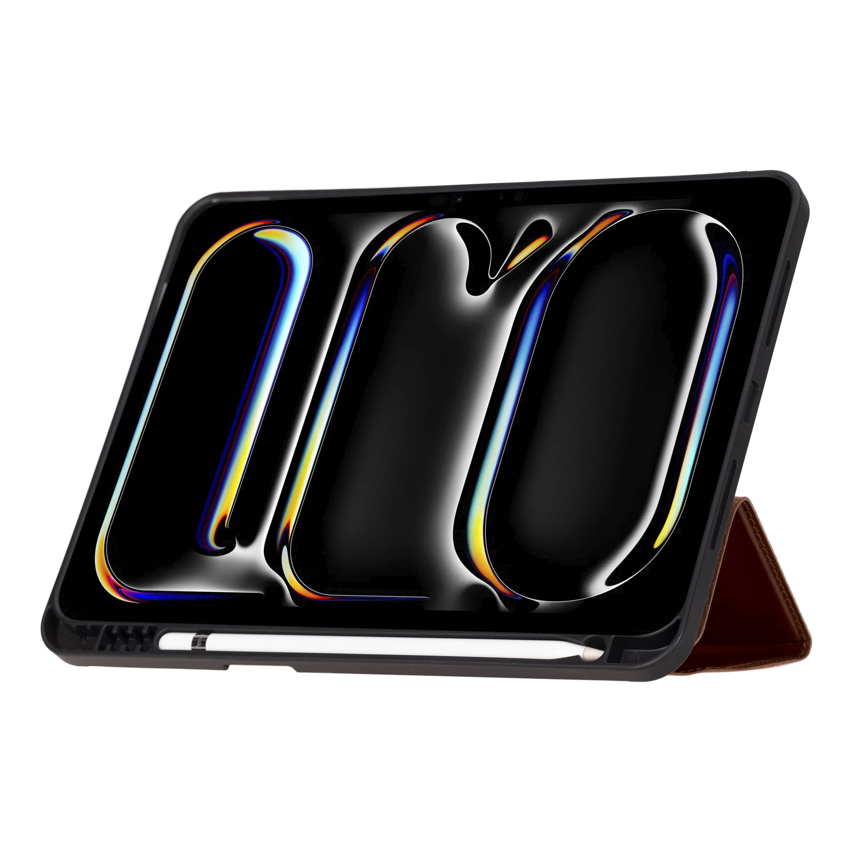 Porté Warm Tan Hakiki Deri Ipad Kılıfı – Ipad Pro 11” (2024)
