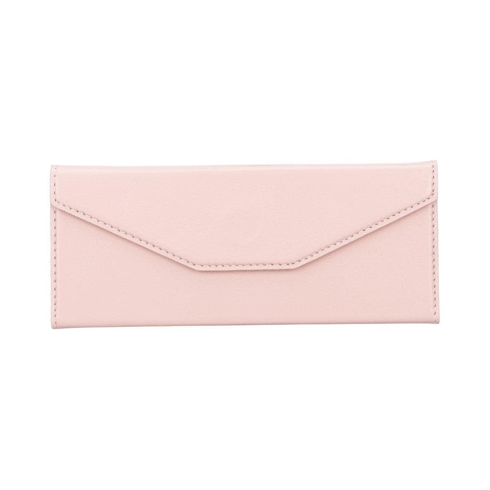Prisma Soft Blush Deri Gözlük Kılıfı – Mıknatıslı Üçgen Tasarım
