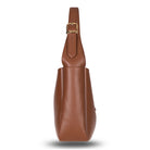 Bloominbag-Ravello Cimbrone Camel Tan Leather Shoulder Bag / Deri Omuz Çantası-4-Milagron.com