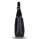 Ravello Cimbrone Noir Black Leather Shoulder Bag / Deri Omuz Çantası