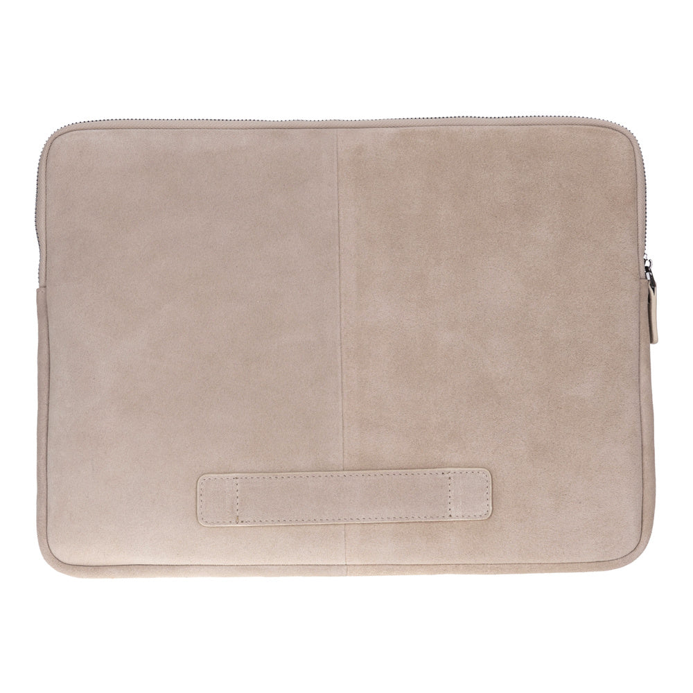 Sand Still Hakiki Süet Deri 15-16 Inç Macbook/Laptop Kılıfı