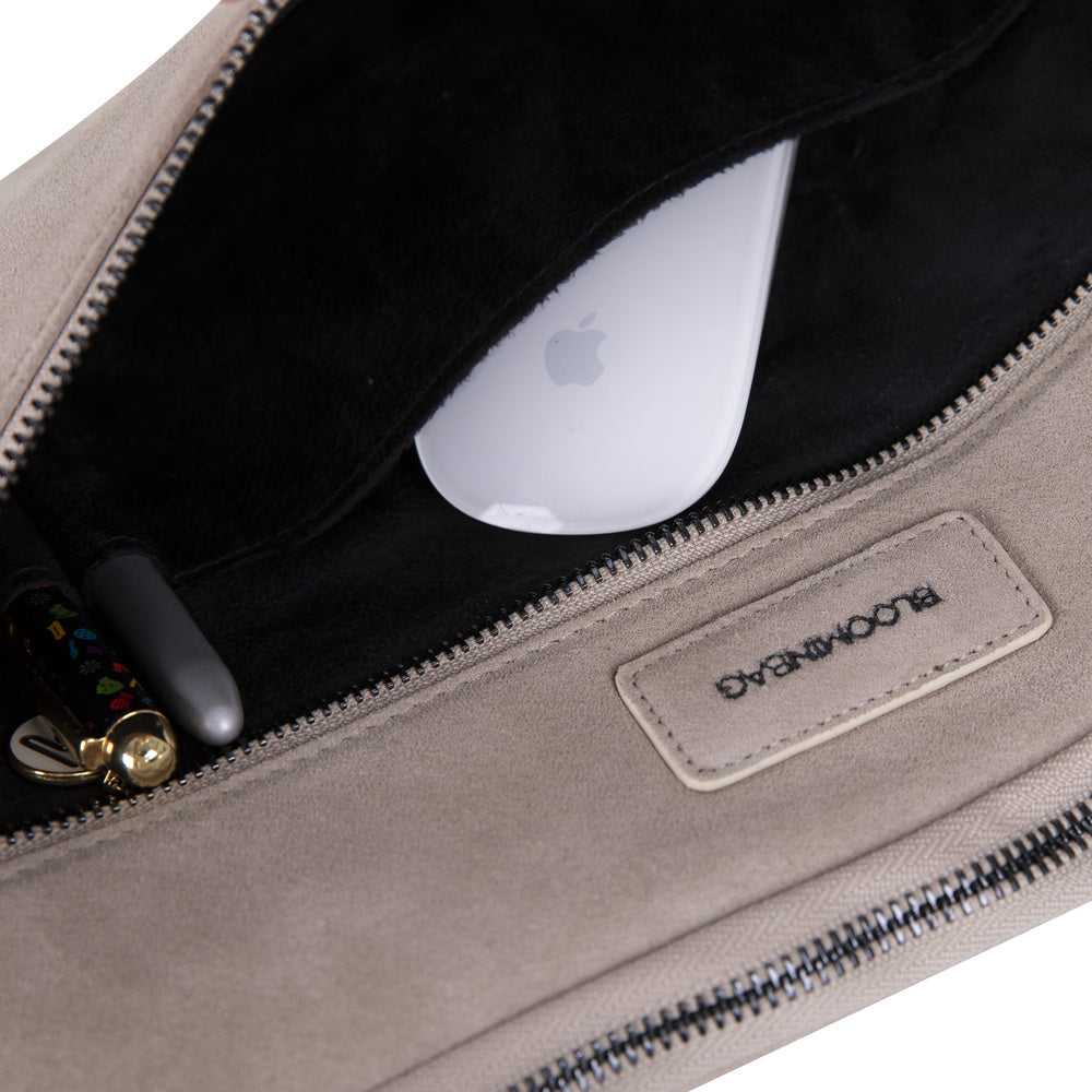 Sand Still Hakiki Süet Deri 15-16 Inç Macbook/Laptop Kılıfı