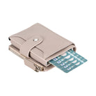 Siena Desert Sand Mekanizmalı Deri Cüzdan & Kartlık (Rfid Korumalı)