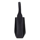Bloominbag-Siena Minimal Tote – Onyx Black Hakiki Deri Geniş Askılı Kadın Omuz çantası-Omuz Çantası-4-Milagron.com