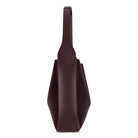 Siena Minimal Tote – Oxblood Burgundy Hakiki Deri Geniş Askılı Kadın Omuz Çantası