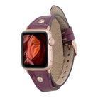 Slim Double Tour Apple Watch Leather Band