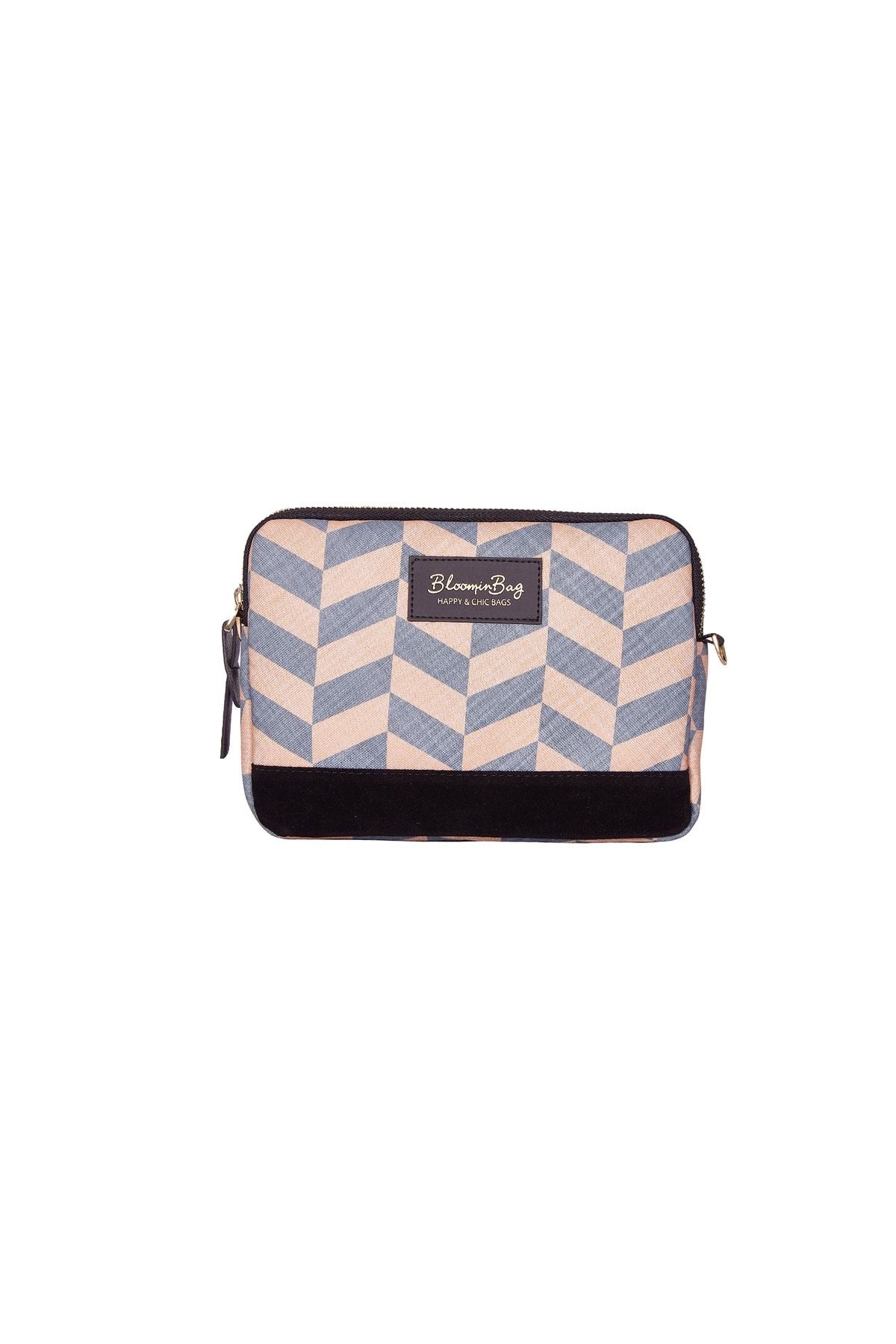 Bloominbag-Smokey Chevron çapraz Askılı çanta-2-Milagron.com