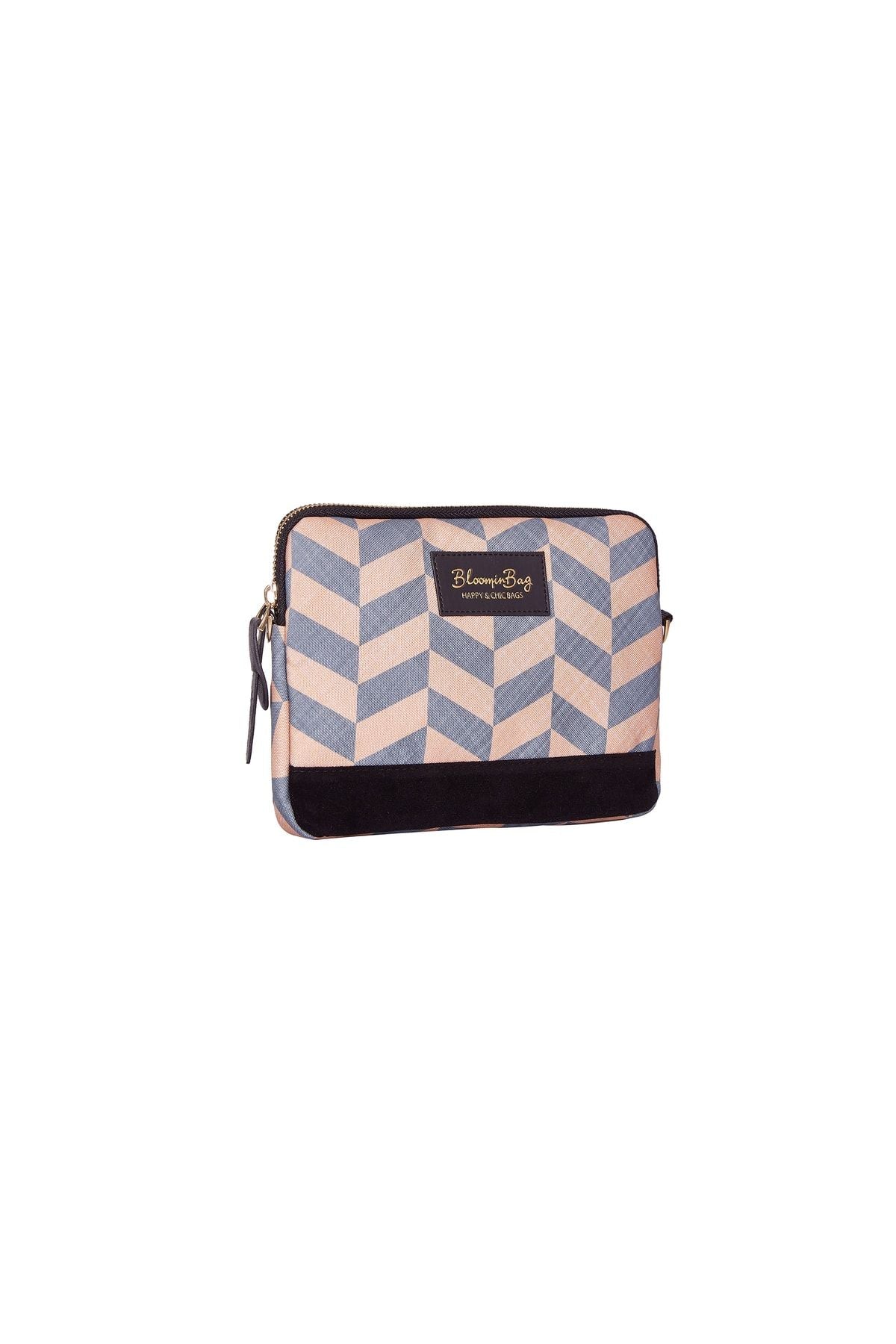Bloominbag-Smokey Chevron çapraz Askılı çanta-3-Milagron.com