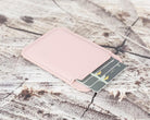 Snapé Dusty Rose Mıknatıslı Deri Telefon Kartlık