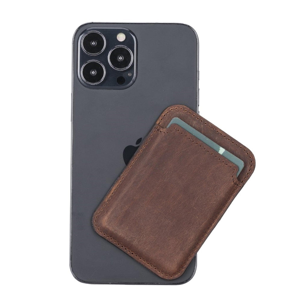 Snapé Saddle Heritage Mıknatıslı Deri Telefon Kartlık