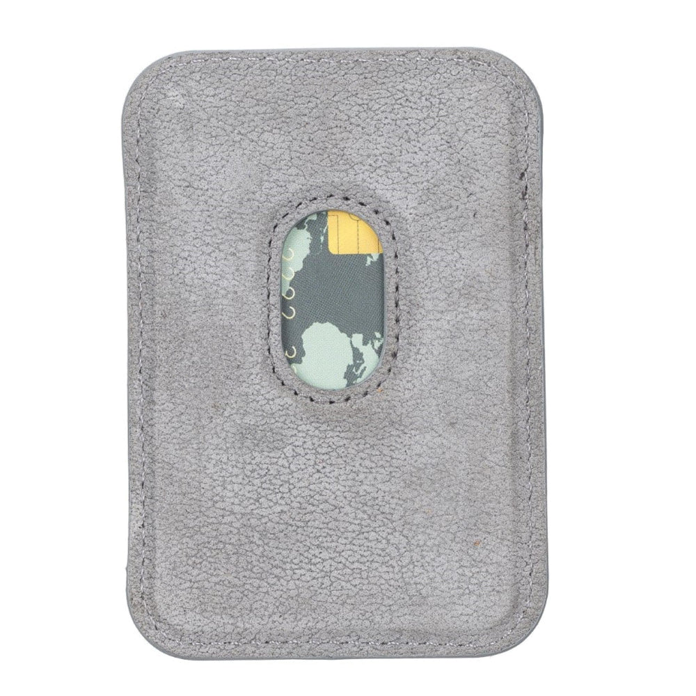 Snapé Stone Gray Mıknatıslı Deri Telefon Kartlık