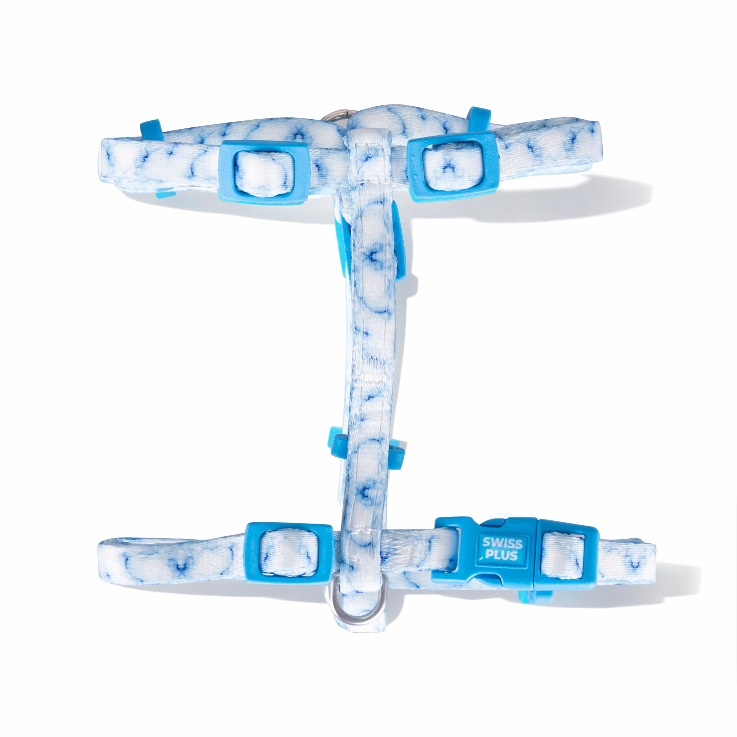 Swissplus Urban Paws Blue Batic Geri Dönüştürülmüş H-Tipi Köpek Göğüs Tasması-2Xs