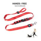 Swissplus Urban Paws Crimson Red Hands-Free Ayarlanabilir Köpek Kordonu – 25Mm