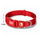 Swissplus Urban Paws Köpek Tasması – Crimson Red | Ayarlanabilir, Dayanıklı, Hafif-20Mm