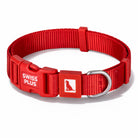 Swissplus Urban Paws Köpek Tasması – Crimson Red | Ayarlanabilir, Dayanıklı, Hafif-20Mm