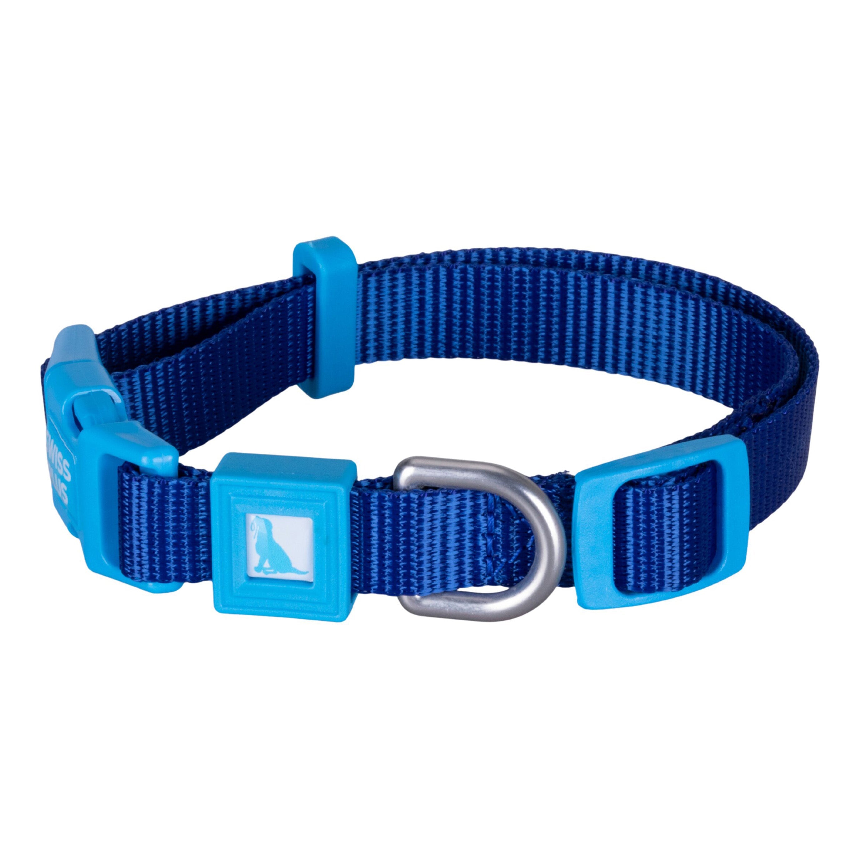 Swissplus Urban Paws Köpek Tasması – Deep Ocean Blue | Ayarlanabilir, Dayanıklı, Hafif-10Mm