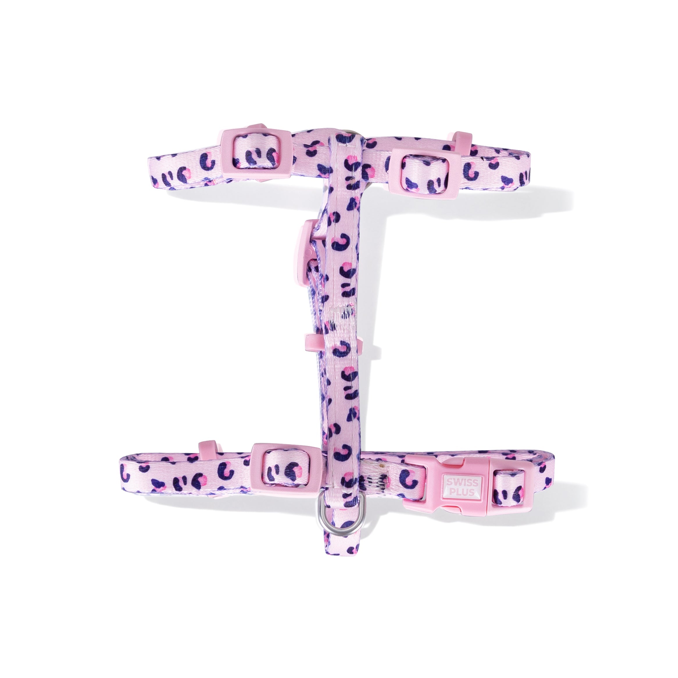 Swissplus Urban Paws Pink Leo Geri Dönüştürülmüş H-Tipi Köpek Göğüs Tasması-2Xs