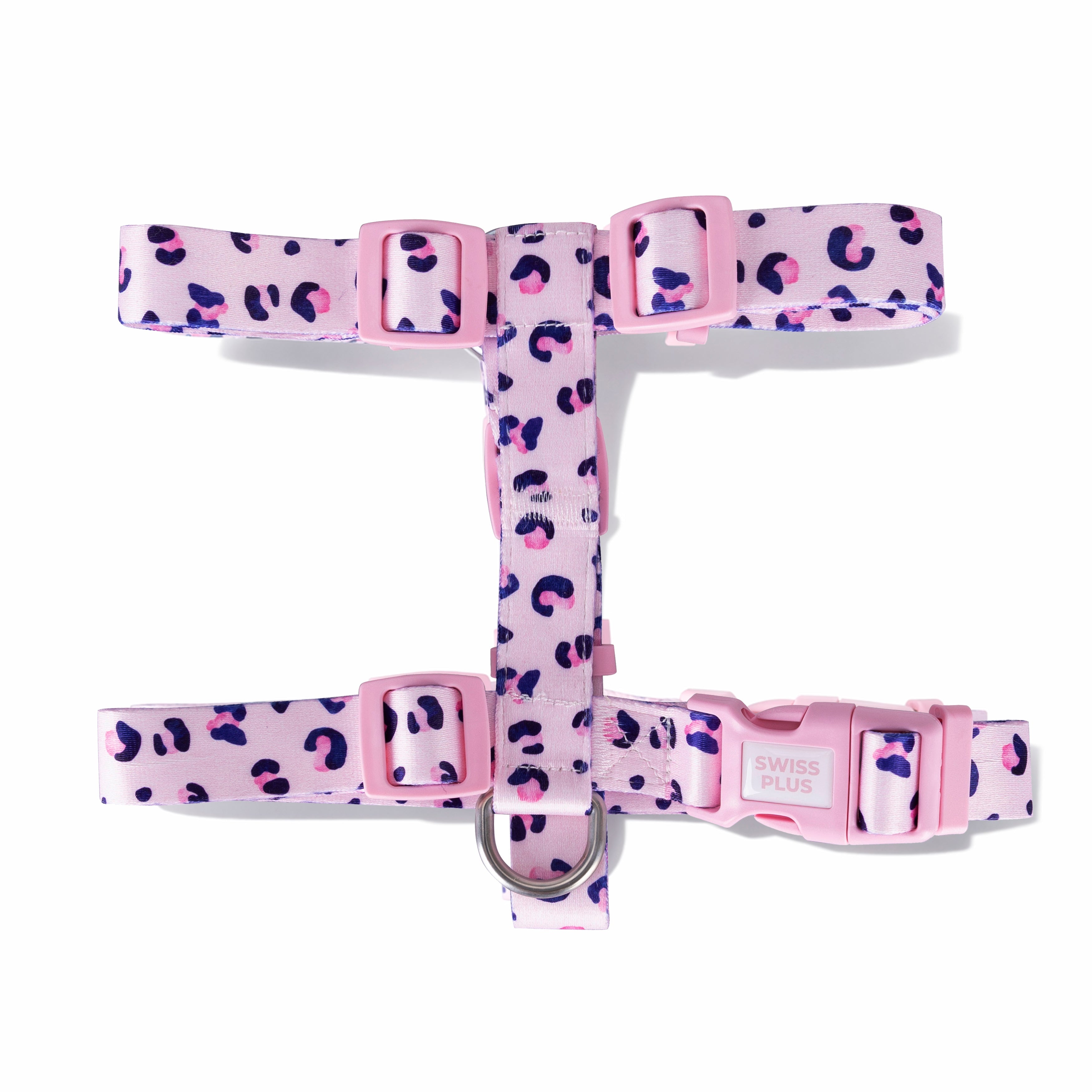 Swissplus Urban Paws Pink Leo Geri Dönüştürülmüş H-Tipi Köpek Göğüs Tasması-M