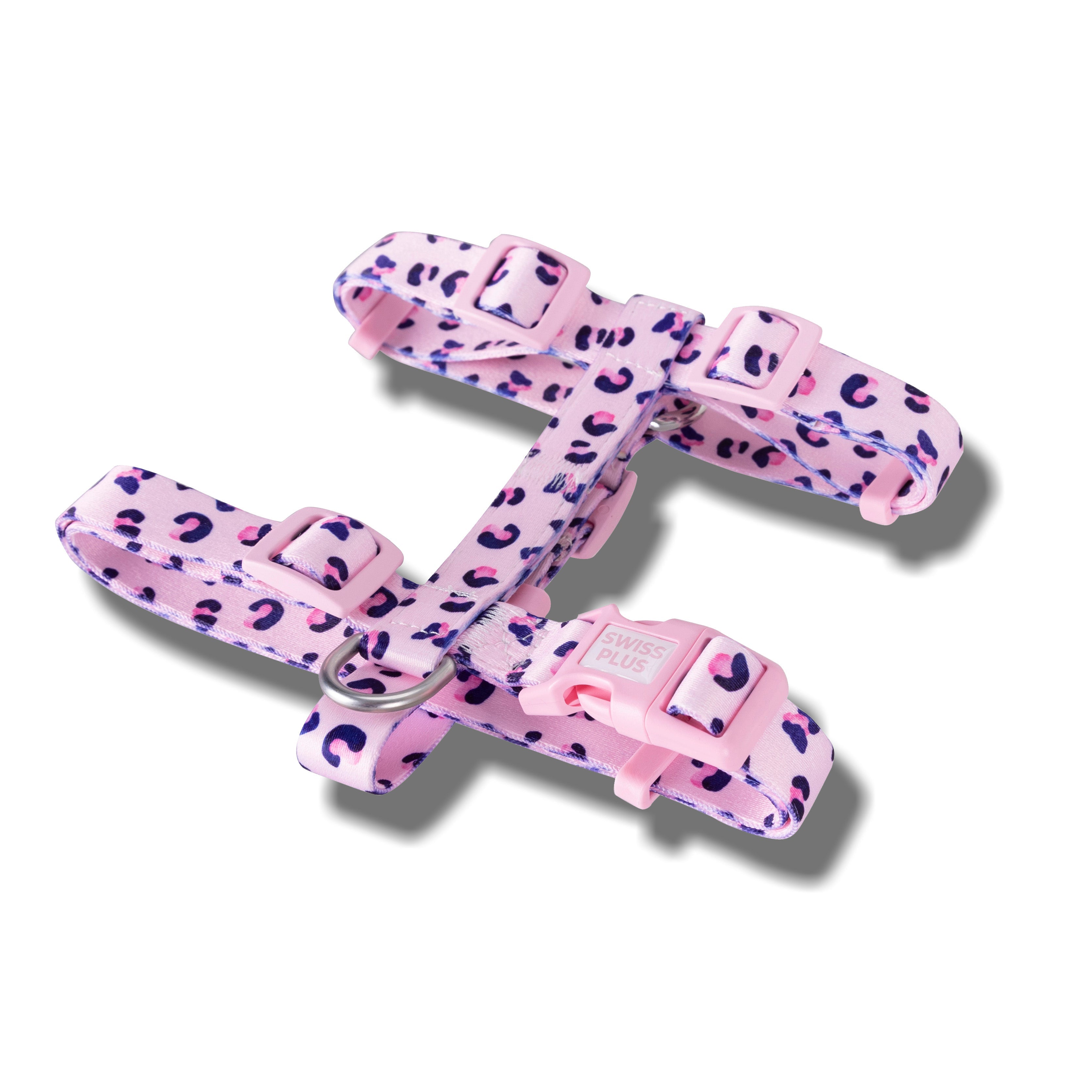Swissplus Urban Paws Pink Leo Geri Dönüştürülmüş H-Tipi Köpek Göğüs Tasması-Small