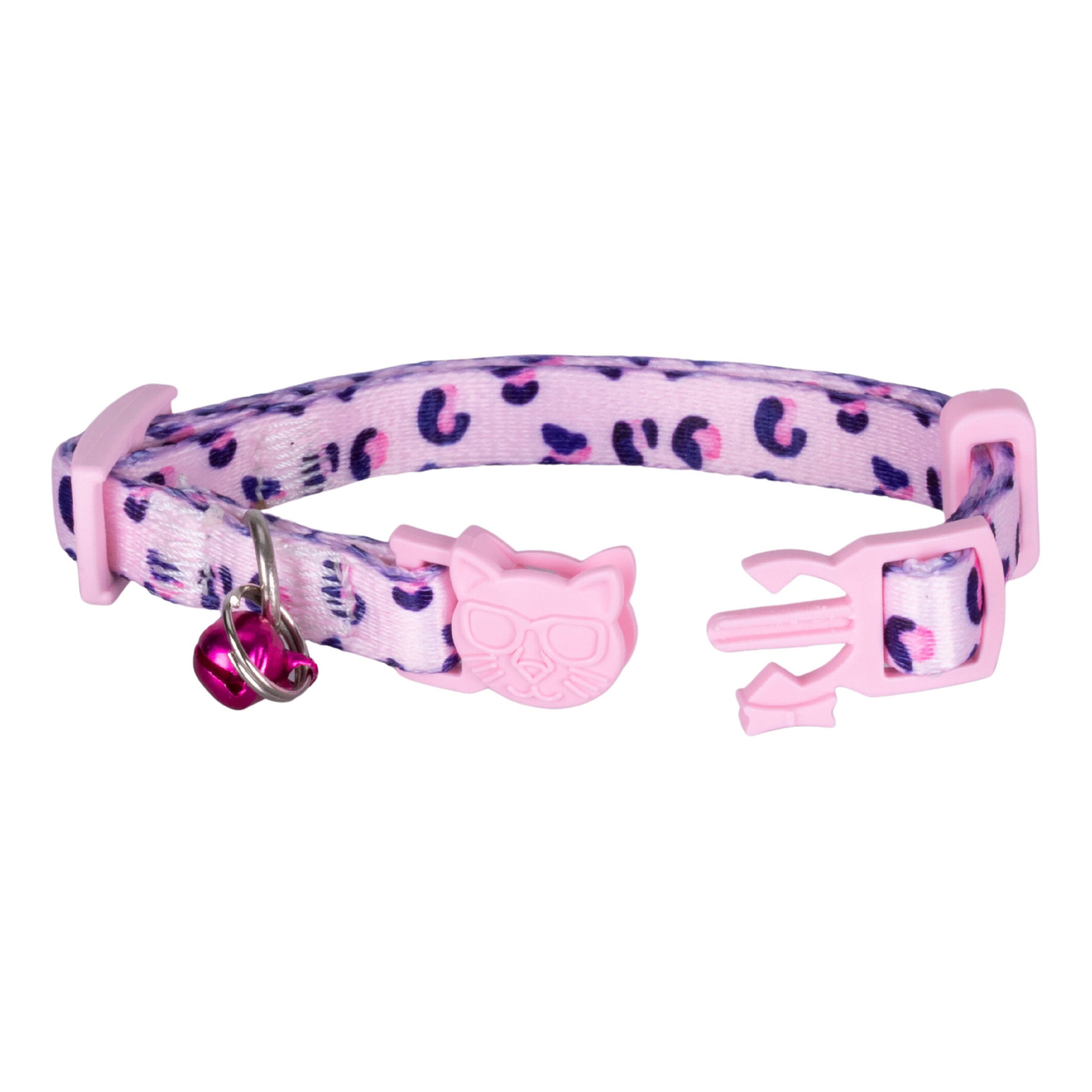 Swissplus Urban Paws Pink Leo Recycled Kedi Tasması - 10 Mm