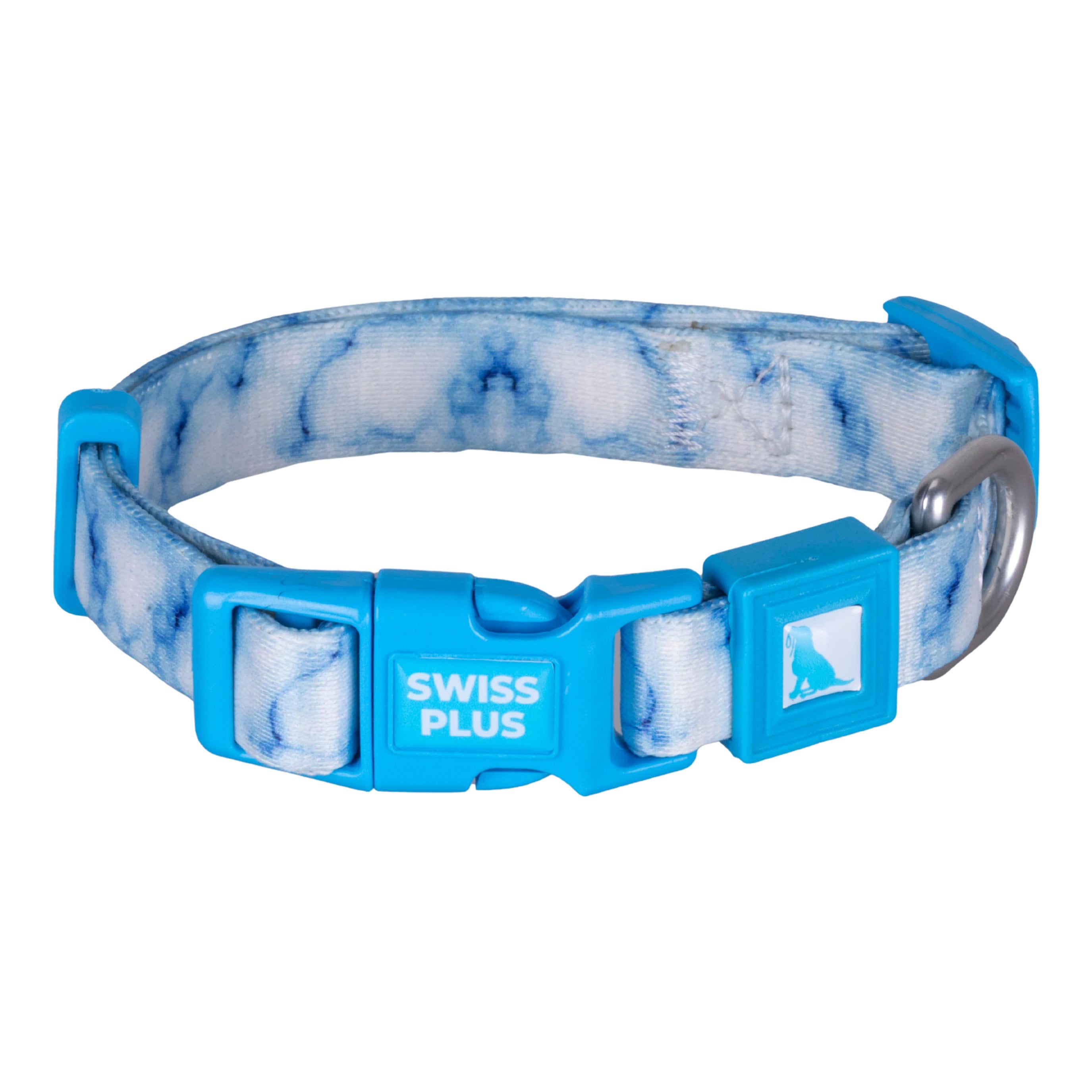 Swissplus Urban Paws Sky Marble Recycled Köpek Tasması - 15 Mm