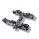 Swissplus Urban Paws Zebra Black Geri Dönüştürülmüş H-Tipi Köpek Göğüs Tasması-M
