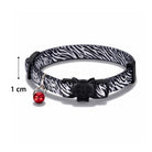 Swissplus Urban Paws Zebra Noir Recycled Kedi Tasması- 10 Mm
