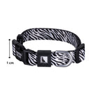 Swissplus Urban Paws Zebra Noir Recycled Köpek Tasması - 10 Mm