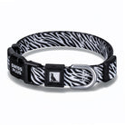 Swissplus Urban Paws Zebra Noir Recycled Köpek Tasması - 25 Mm