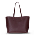Bloominbag-Terra Bordo Hakiki Deri Kadın Omuz çantası – Merlot Burgundy Terra Structured Leather Tote-1-Milagron.com