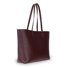 Bloominbag-Terra Bordo Hakiki Deri Kadın Omuz çantası – Merlot Burgundy Terra Structured Leather Tote-2-Milagron.com