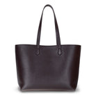 Bloominbag-Terra Koyu Kahverengi Hakiki Deri Kadın Omuz çantası – Umber Brown Terra Structured Leather Tote-1-Milagron.com