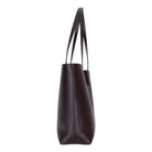 Bloominbag-Terra Koyu Kahverengi Hakiki Deri Kadın Omuz çantası – Umber Brown Terra Structured Leather Tote-4-Milagron.com