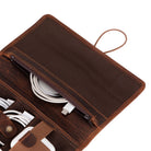 Bloominbag-Torino Tech Roll Saddle Cognac Hakiki Deri Kablo & şarj Düzenleyici-5-Milagron.com