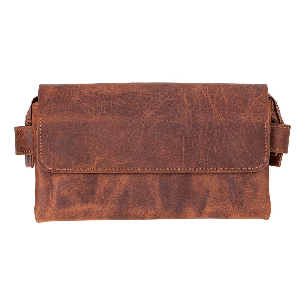 Bloominbag-Urban Bloom Clutch Rust Elevated Telefon Bölmeli Hakiki Deri Unisex Clutch Bag-1-Milagron.com