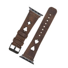 Valais Espresso Brown Leather Apple Watch Kordon-44/45/46/49Mm