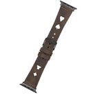 Valais Espresso Brown Leather Apple Watch Kordon-44/45/46/49Mm