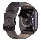 Valais Stone Ash Leather Apple Watch Kordon-44/45/46/49Mm