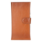 Valeno Siena Tan Deri Wallet Case Samsung Galaxy S25 Ultra (6.9") | Manyetik Ayrılabilir Cüzdanlı Telefon Kılıfı