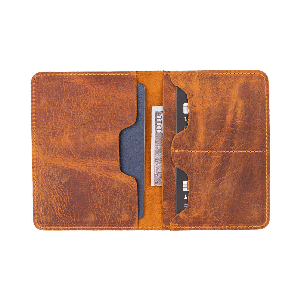 Bloominbag-Viaggio Voyager Chestnut Chic Deri Pasaport Ve Kart Kılıfı-3-Milagron.com