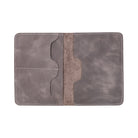 Bloominbag-Viaggio Voyager Gray Chic Deri Pasaport Ve Kart Kılıfı-4-Milagron.com
