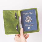 Bloominbag-Viaggio Voyager Olive Chic Deri Pasaport Ve Kart Kılıfı-2-Milagron.com